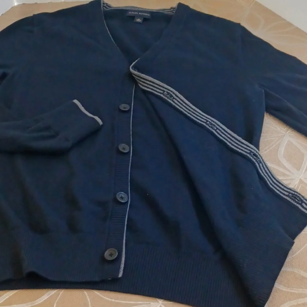 Banana Republic Button Down, Double Trim Cardigan!